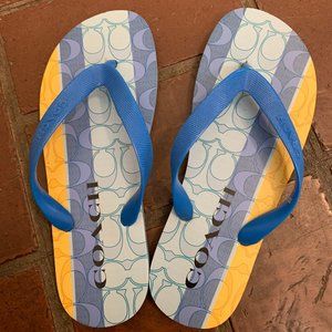 Coach Flip Flops Size 7